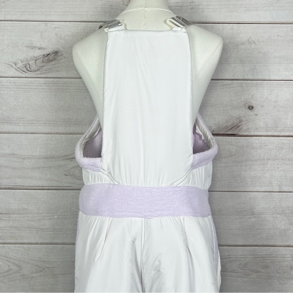 FP Movement Hit the Slopes Overalls Snow Bibs Purple White Sz M - Picture 8 of 15